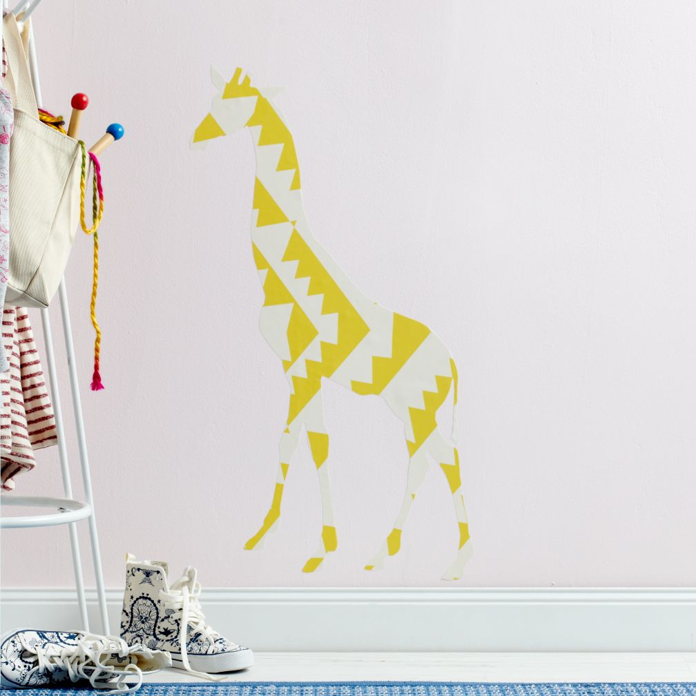 Small Giraffe Flashy Forest Decal