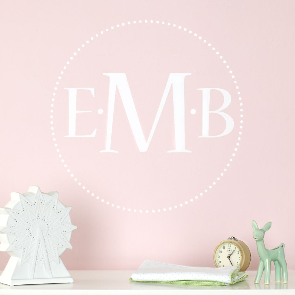 Monogram Wall Decal