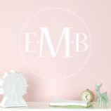Monogram Wall Decal