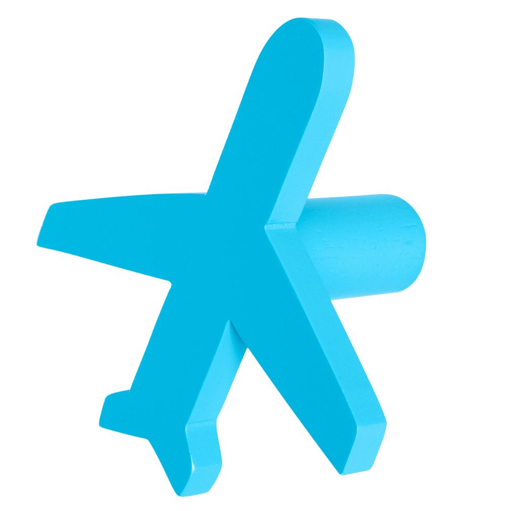 Can't Miss Airplane Knob (Blue)