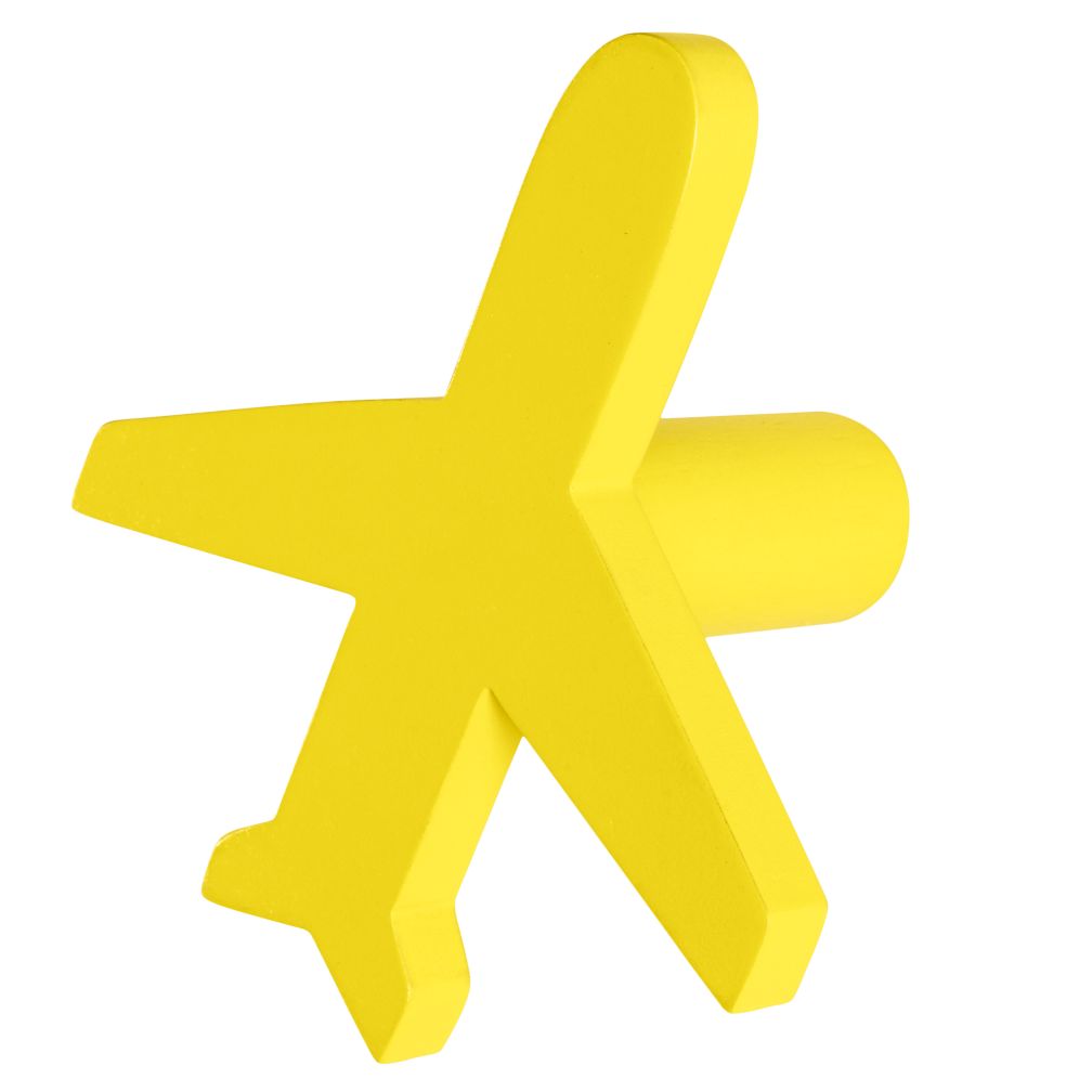Can't Miss Airplane Knob (Yellow)