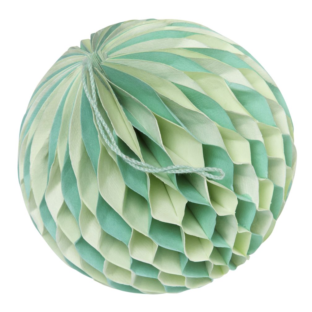 Small Well Rounded Paper Ball (Green)