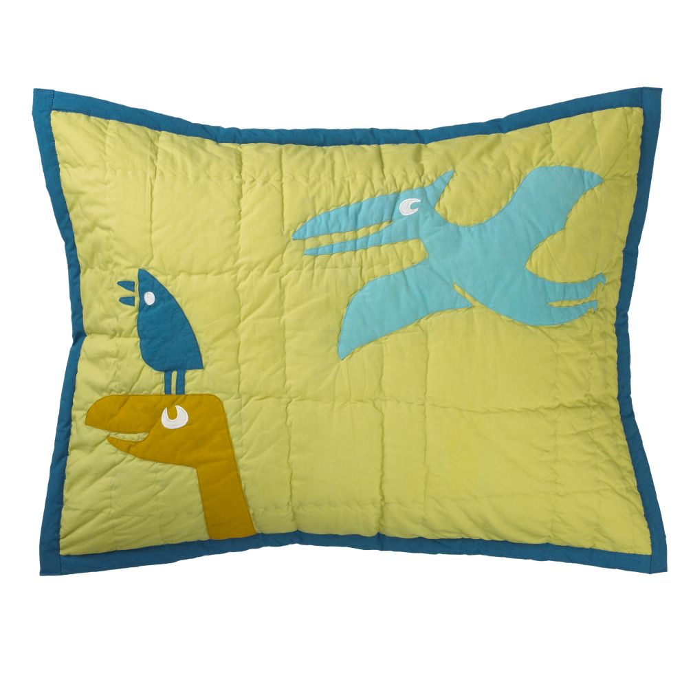 When Dinosaurs Roamed Quilted Sham