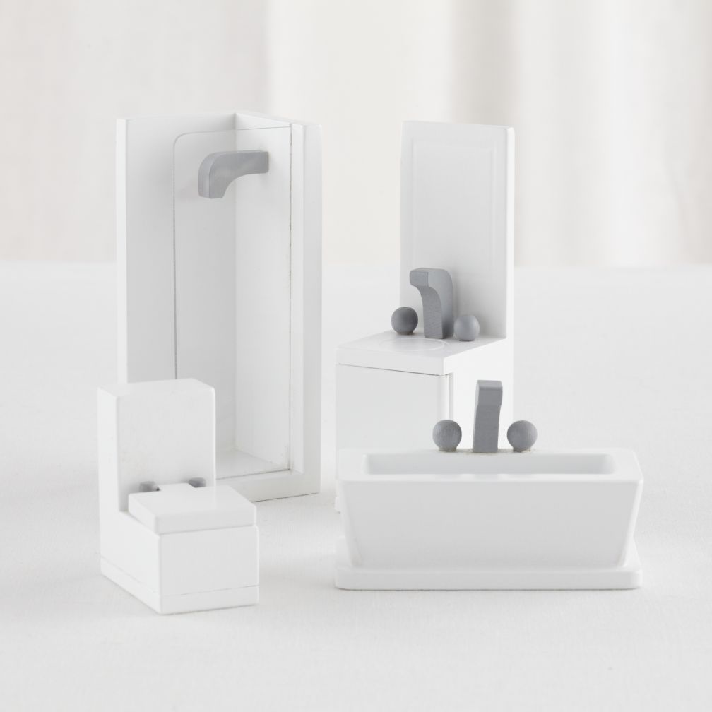 Modern Dollhouse Bathroom