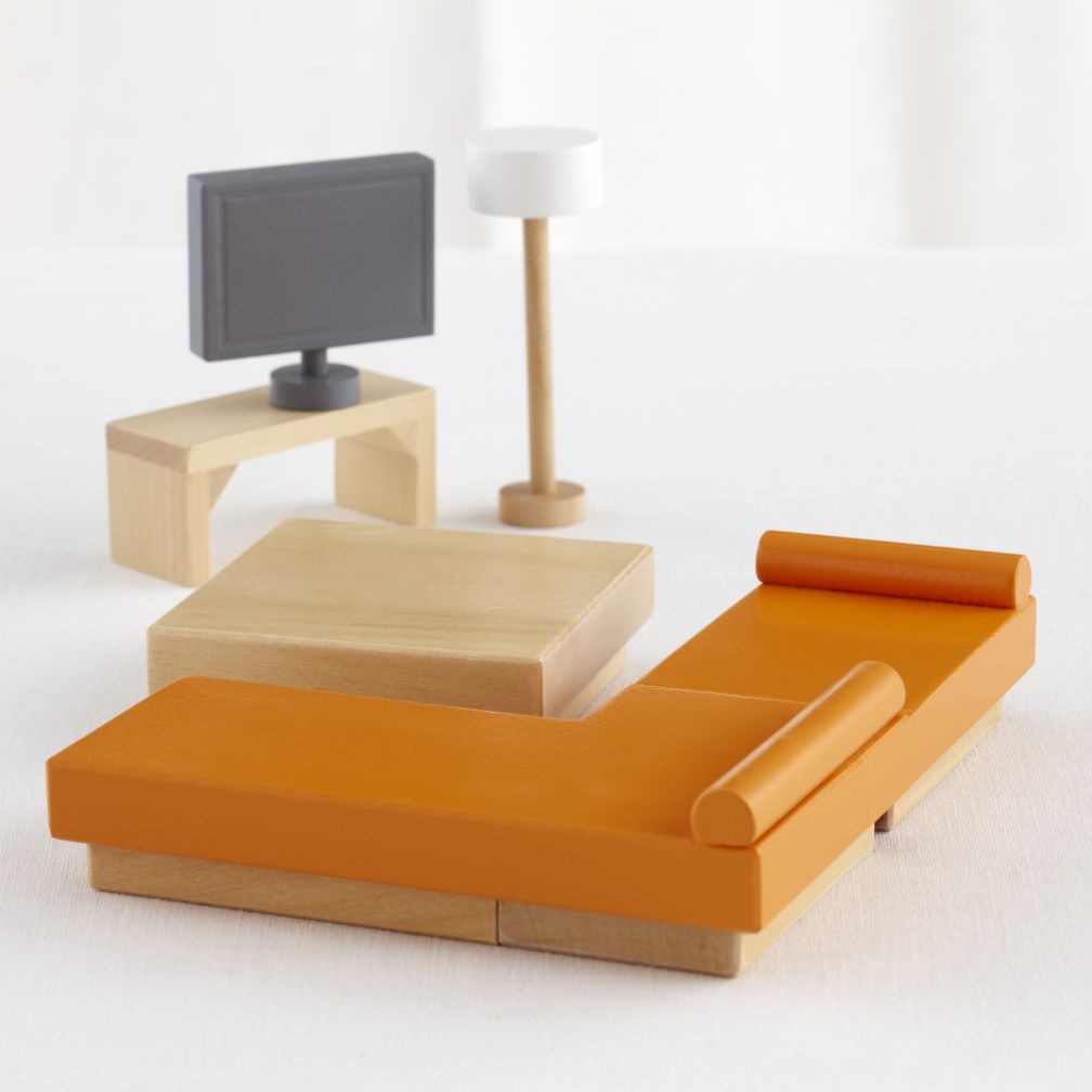 Modern Dollhouse Living Room