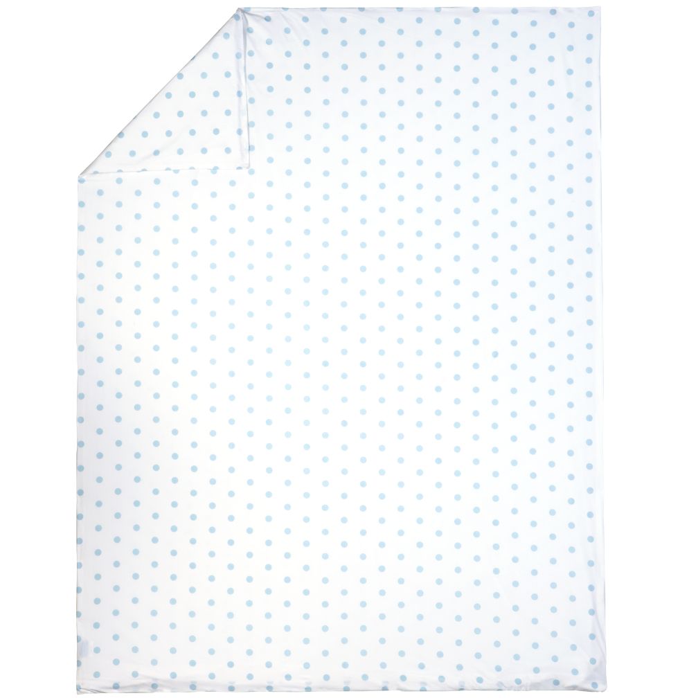 Twin Blue Pastel Dots Duvet Cover