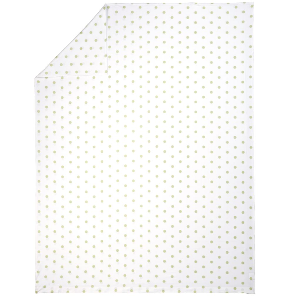 Green Pastel Dots Duvet Cover (Twin)