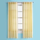 I Only Have Eyes for Eyelet Curtain Panels (Yellow)