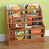 Bin There Done That Floor Book Bin (Light Honey)