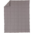 Twin Grey Filled Comforter
