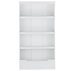 White Flat Top Bookcase