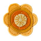 Orange Felt Flower