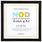 11 x 11" Black Art Frame