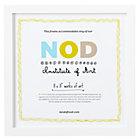 11 x 11" White Art Frame
