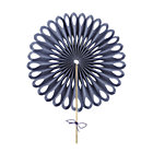 Dk. Blue Small Paper Fan