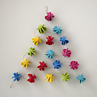 Rainbow Felt Ball Garland