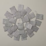 Embroidered Metallic Garland (Silver)