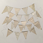 Metallic Pennant Garland
