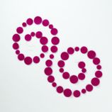 This Garland is Shaping Up (Magenta Circle)