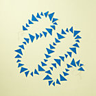 Blue Triangle Garland