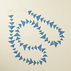 Lt. Blue Triangle Garland