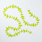 Lime Green Triangle Garland