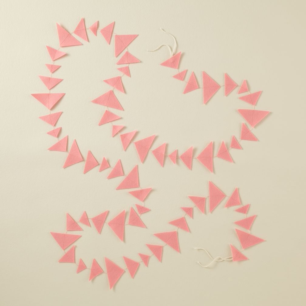 This Garland is Shaping Up (Lt. Pink Triangle)