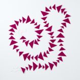 This Garland is Shaping Up (Magenta Triangle)