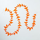 Orange Triangle Garland