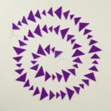 This Garland is Shaping Up (Purple Triangle)