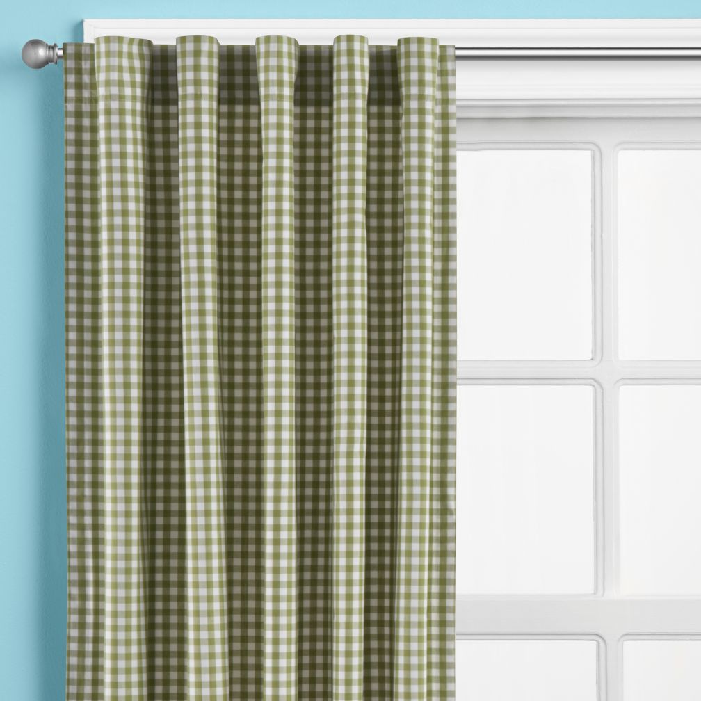 Green Gingham? Check. Curtain Panels? Check
