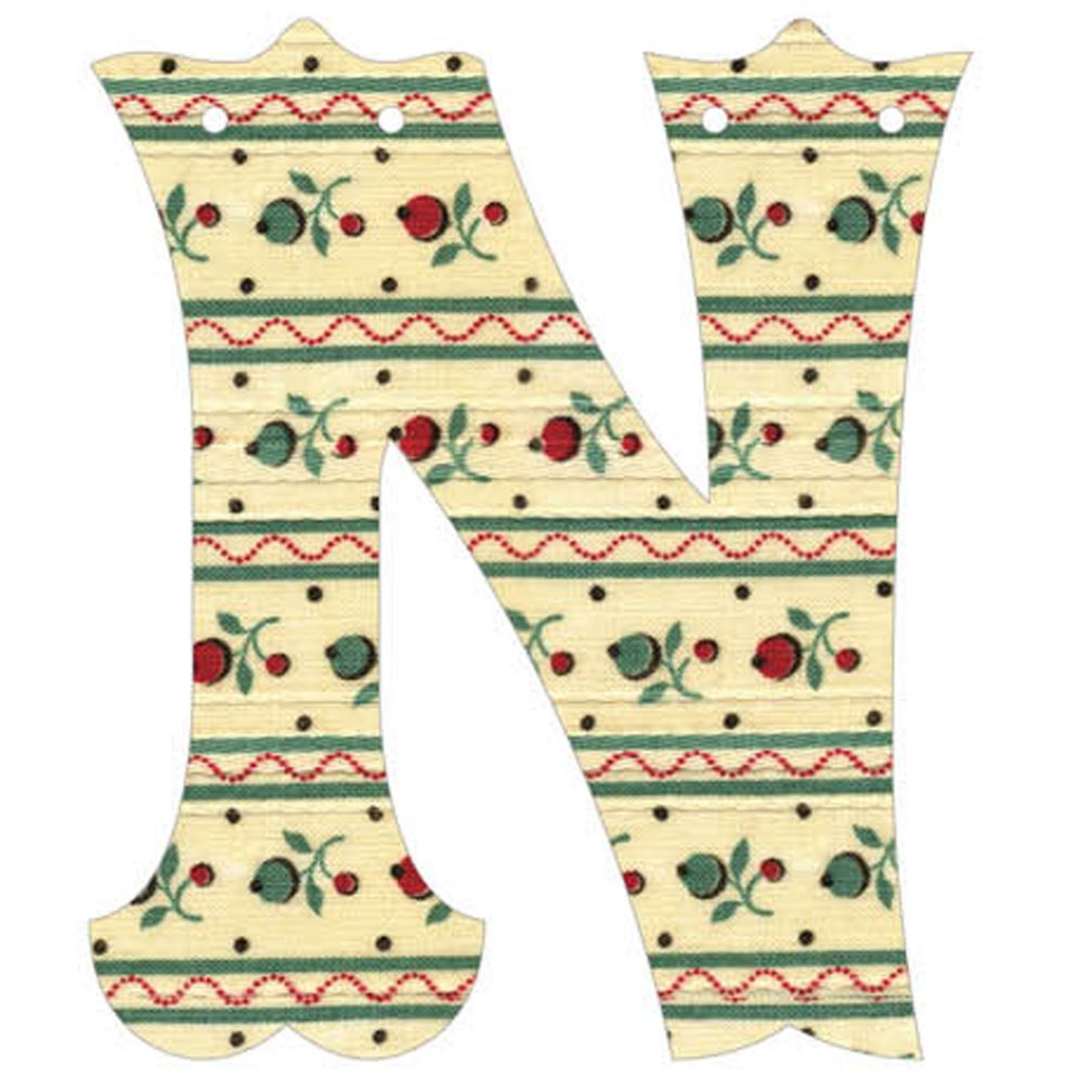 N Fancy Font Wallpaper Letter