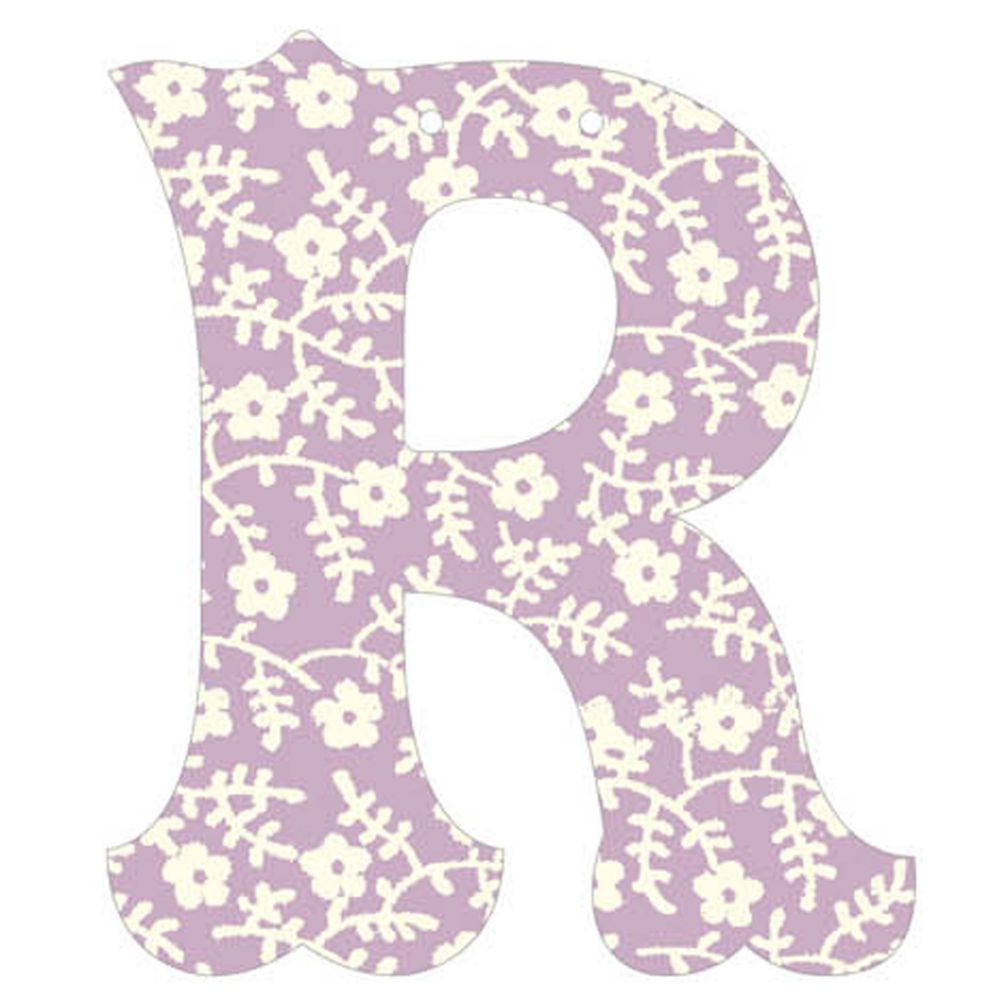 R Fancy Font Wallpaper Letter