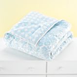 With a Flourish Comforter (Blue)