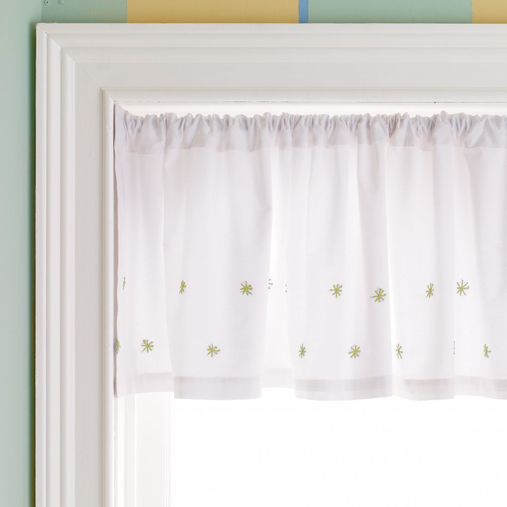 Star Window Valance (Green)