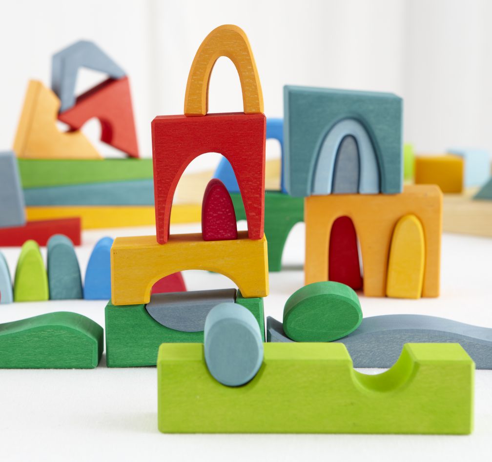 It Makes a Village Block Set