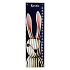 Personalized Striped Bunny Growth Chart