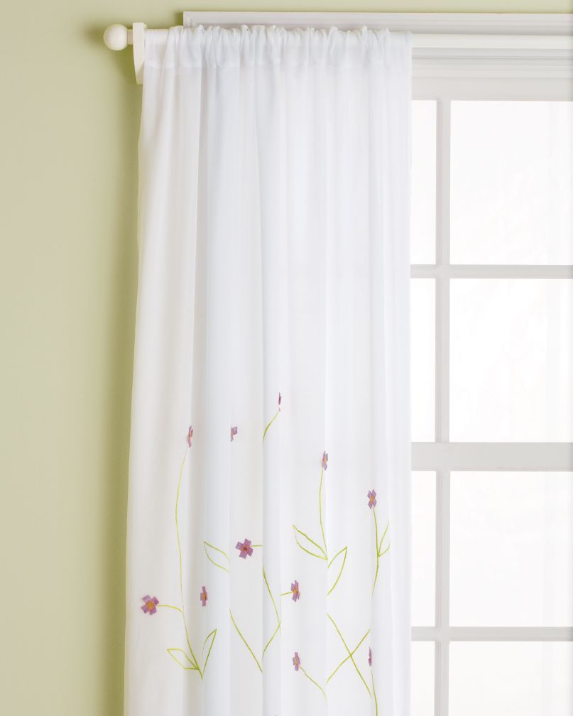Hanging Garden Curtain Panels (Lavender)