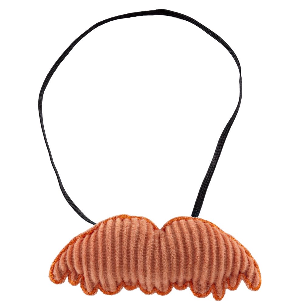 Orange Uncle Moustache