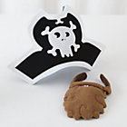 Jolly Robert Pirate Hat and Beard