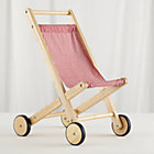 Wooden Doll Stroller