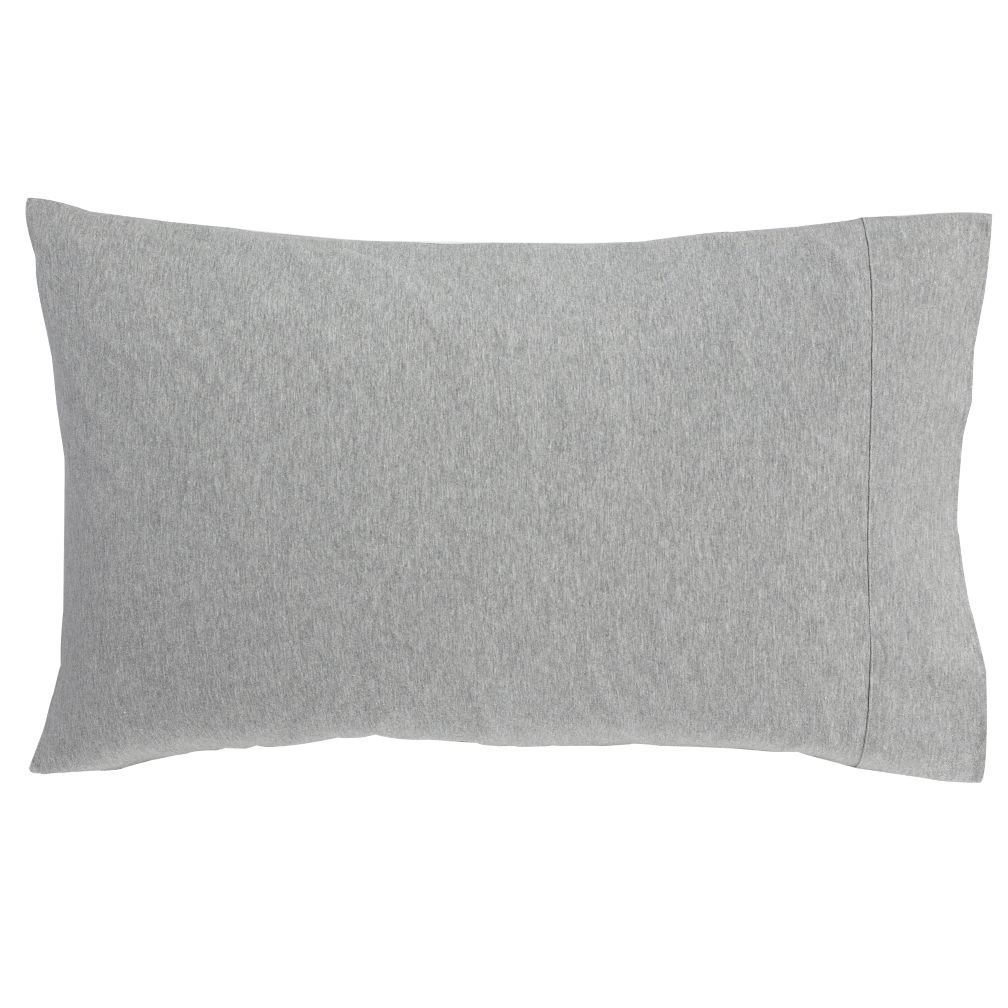Grey Jersey Pillowcase
