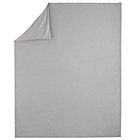 Twin Grey Jersey Duvet Cover