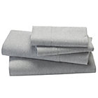 Full Grey Jersey Sheet Set(includes 1 fitted sheet, 1 flat sheet and 2 cases)