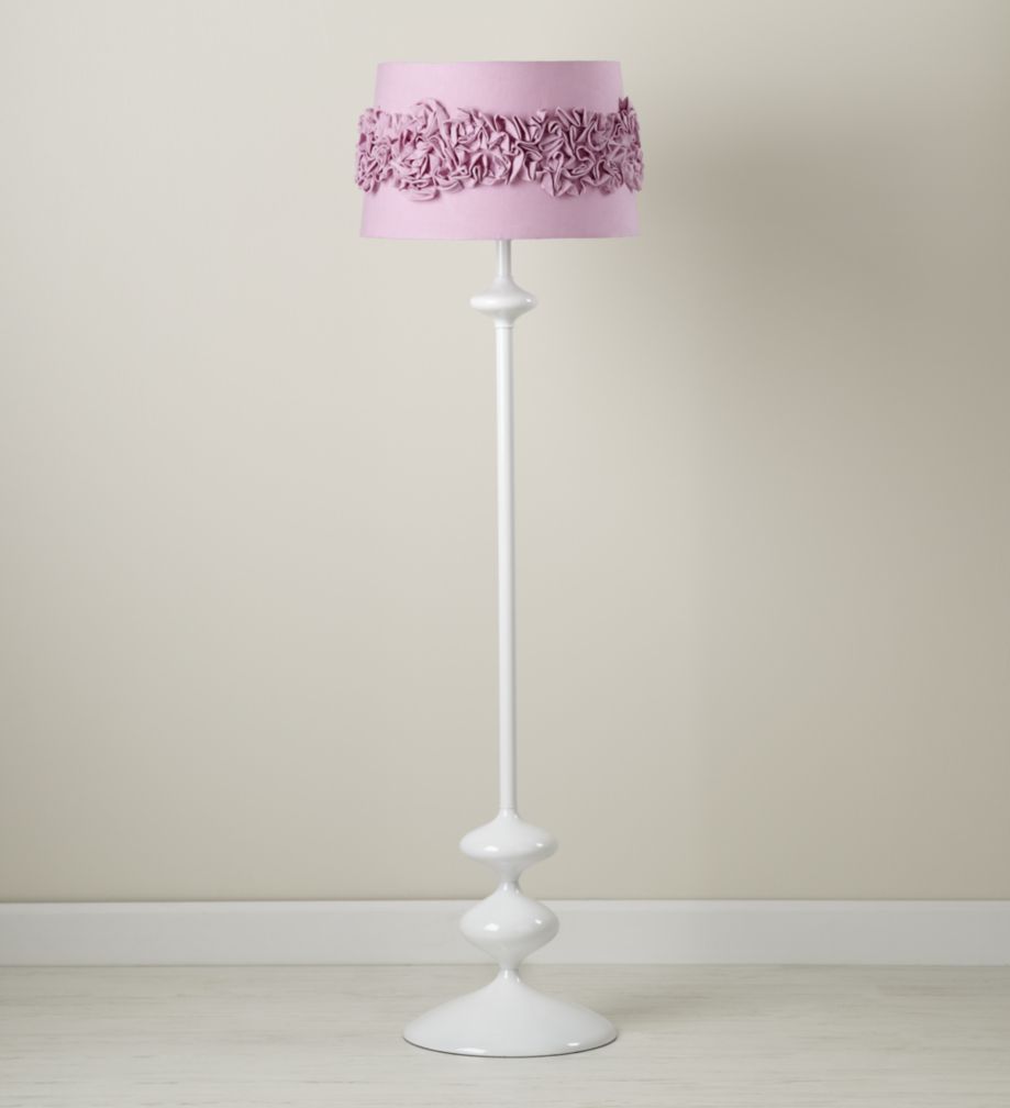 Ruffled and Ready Floor Shade (Purple)