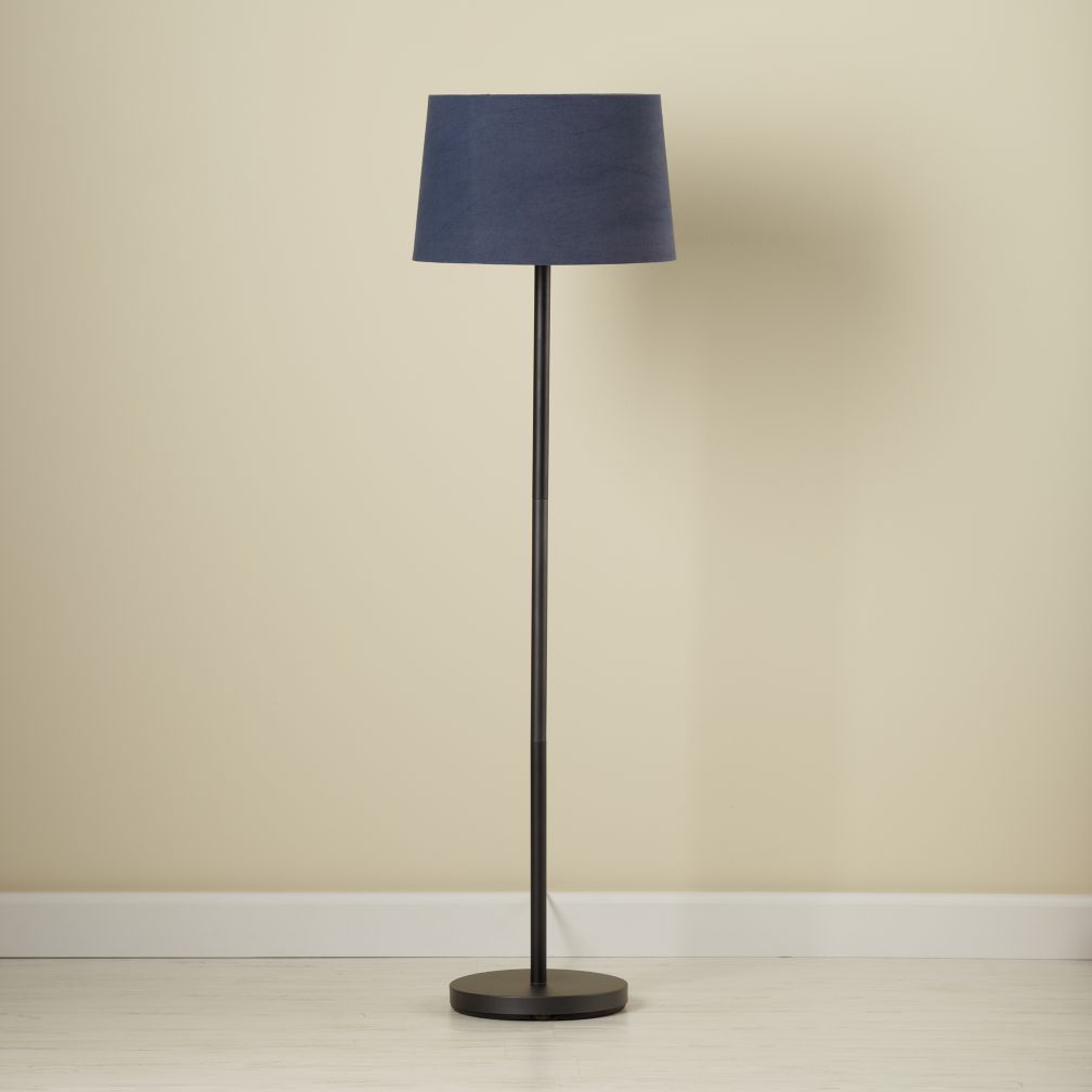 Dk. Blue Floor Shade and Graphite Base