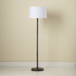 White Floor Shade and Graphite Base