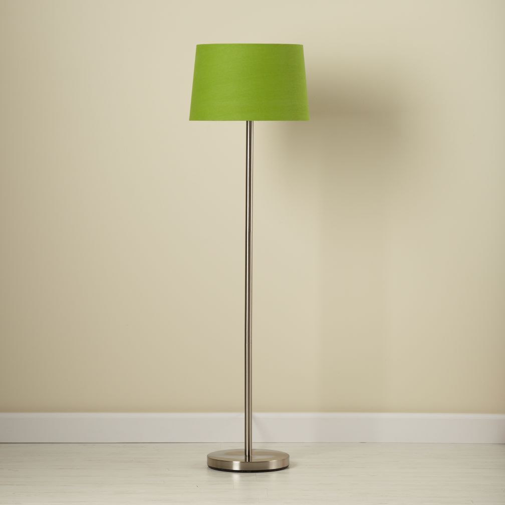 Green Floor Shade and Nickel Base