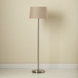 Khaki Floor Shade and Nickel Base