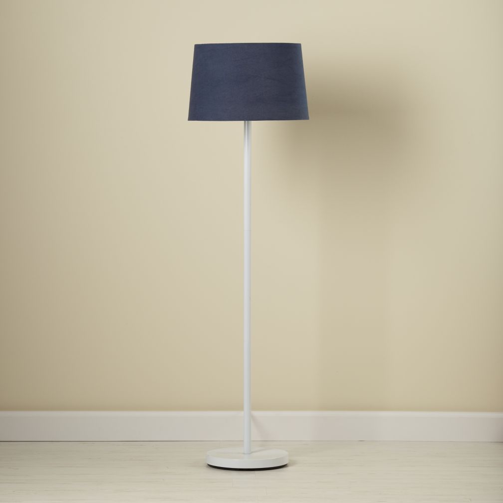 Dk. Blue Floor Shade and White Base